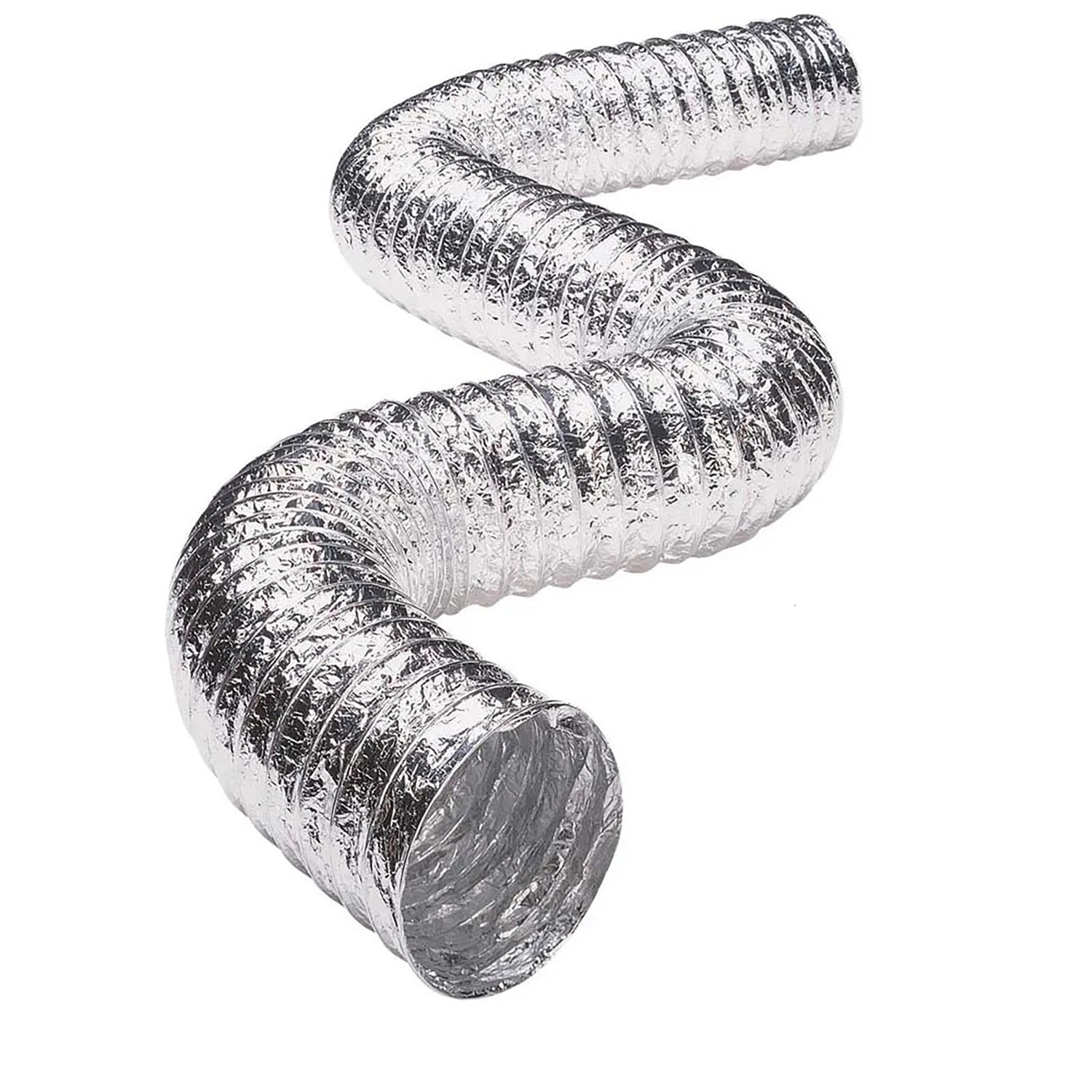 Deflecto F0408MSX 8 ft Suppurr Flex Duct for Dryer Venting and HVAC Applications