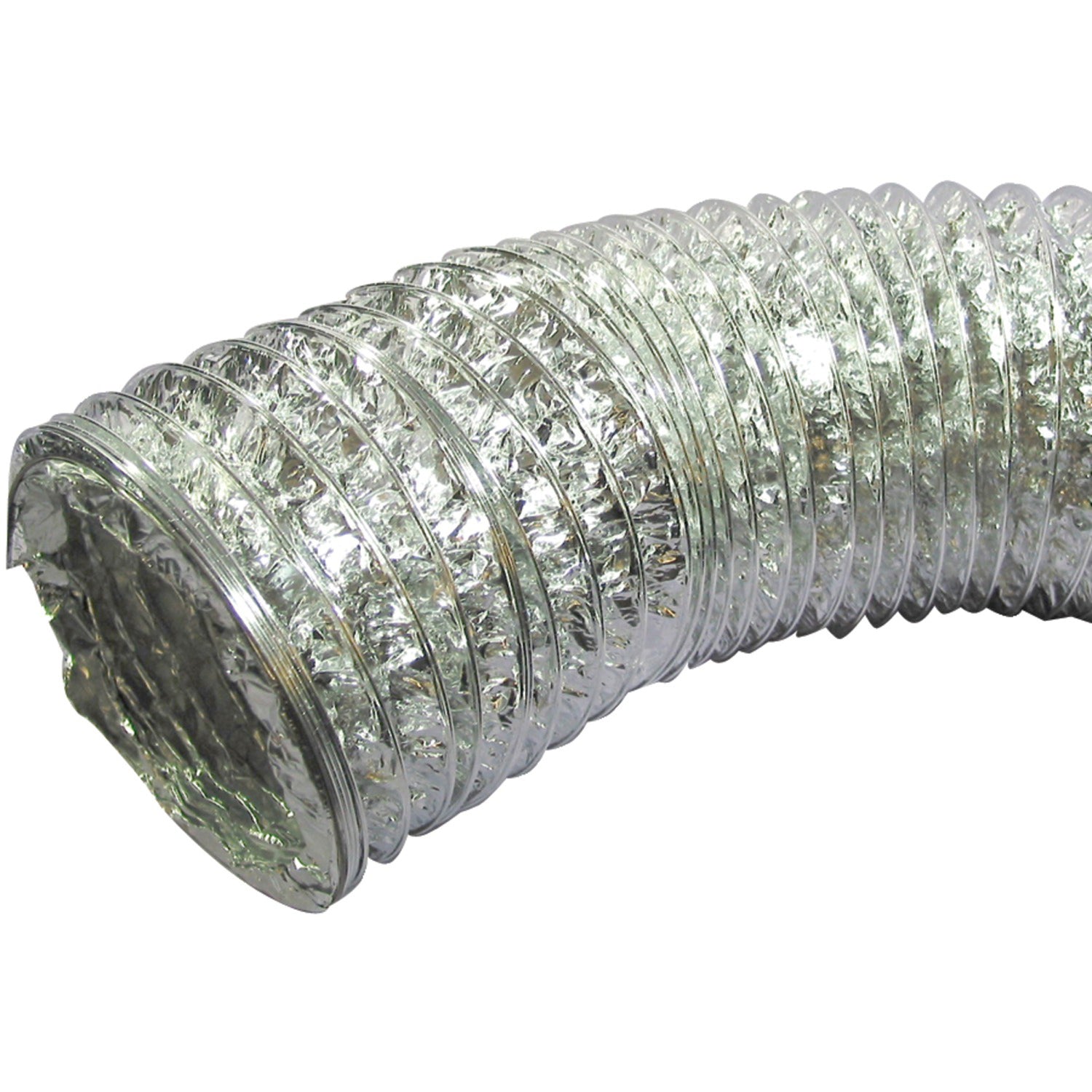 Deflecto F0408MSX 8 ft Suppurr Flex Duct for Dryer Venting and HVAC Applications