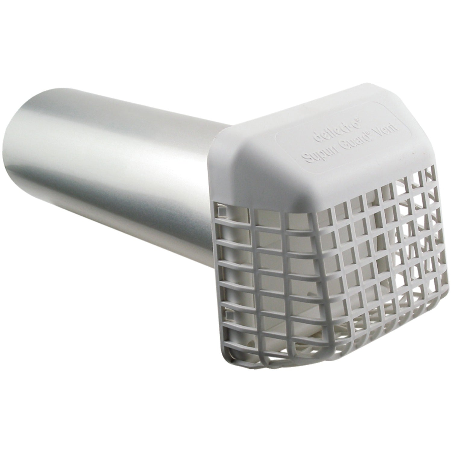 DEFLECTO Guard Vent Hood GVHAW4 - 4-Inch White Pipe and Collar Vent Cover