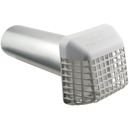 DEFLECTO Guard Vent Hood GVHAW4 - 4-Inch White Pipe and Collar Vent Cover