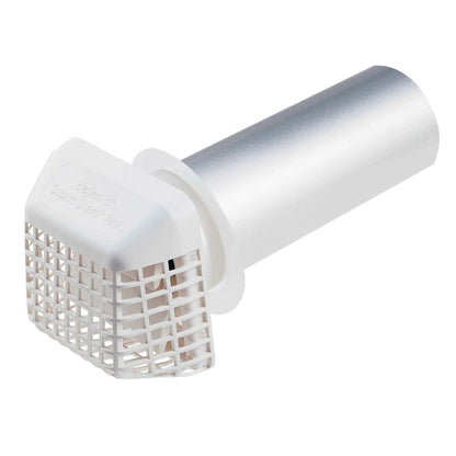 DEFLECTO Guard Vent Hood GVHAW4 - 4-Inch White Pipe and Collar Vent Cover
