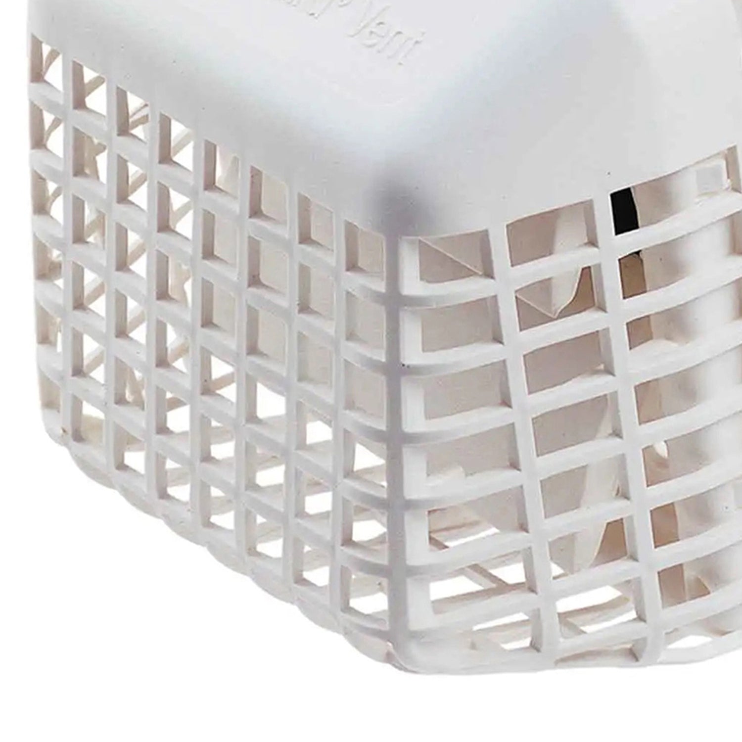 DEFLECTO Guard Vent Hood GVHAW4 - 4-Inch White Pipe and Collar Vent Cover