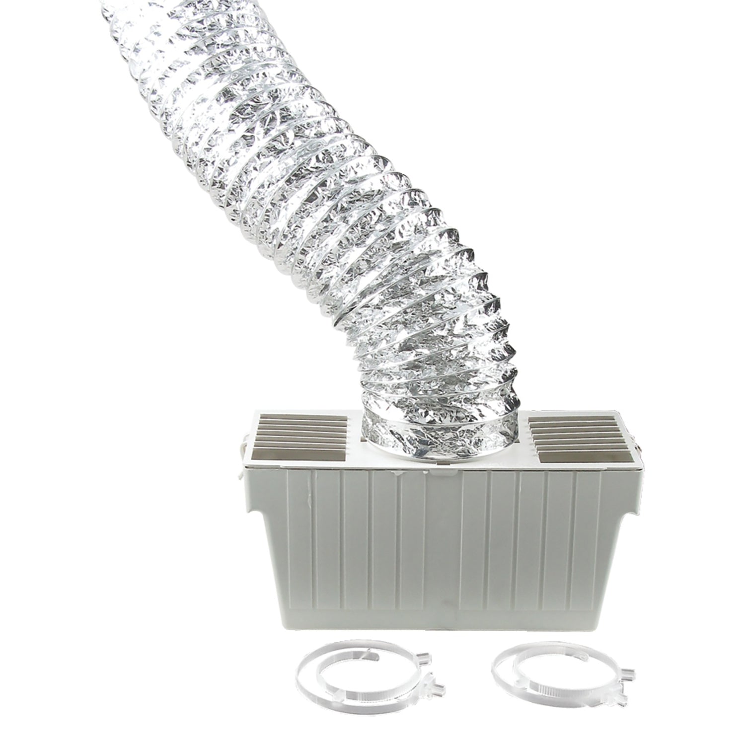 Deflecto LTF Lint Trap with Supurr-Flex 8ft Dryer Vent Kit