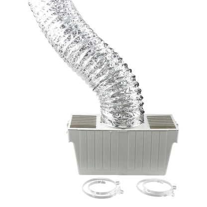Deflecto LTF Lint Trap with Supurr-Flex 8ft Dryer Vent Kit