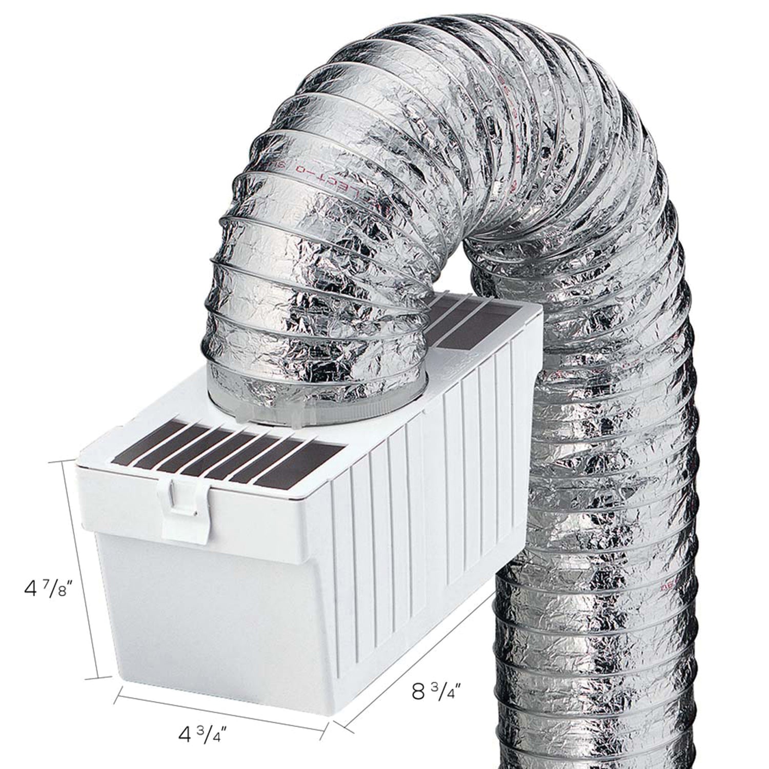 Deflecto LTF Lint Trap with Supurr-Flex 8ft Dryer Vent Kit