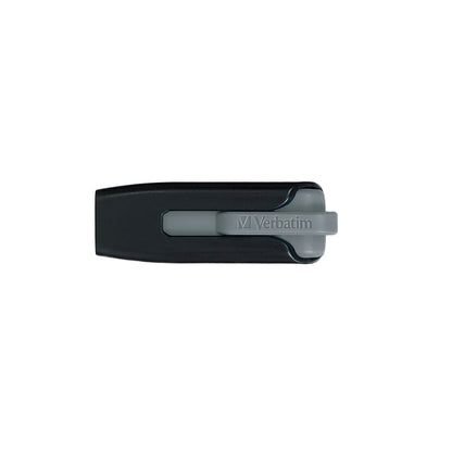 Verbatim 49189 128GB Store 'n' Go V3 USB Flash Drive, Gray