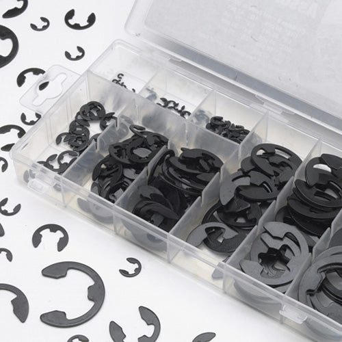 Performance Tool W5208 E-Clip Assortment Kit – 300 Pieces for Versatile Fastening Solutions