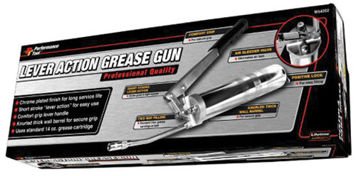 Performance Tool W54202 Professional Grease Gun for Heavy-Duty Lubrication