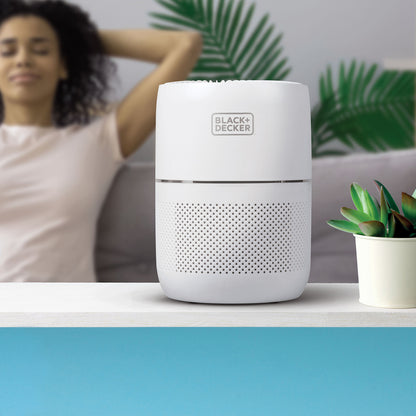 BLACK+DECKER(TM) BAPT02 Tabletop Air Purifier for Room Sizes Up to 435 sq ft