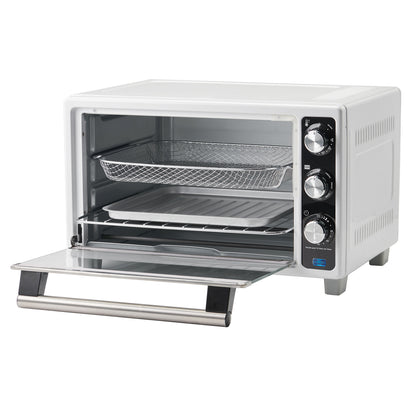 Betty Crocker BC-4637W 1,500-Watt Air Fryer Toaster Oven, White
