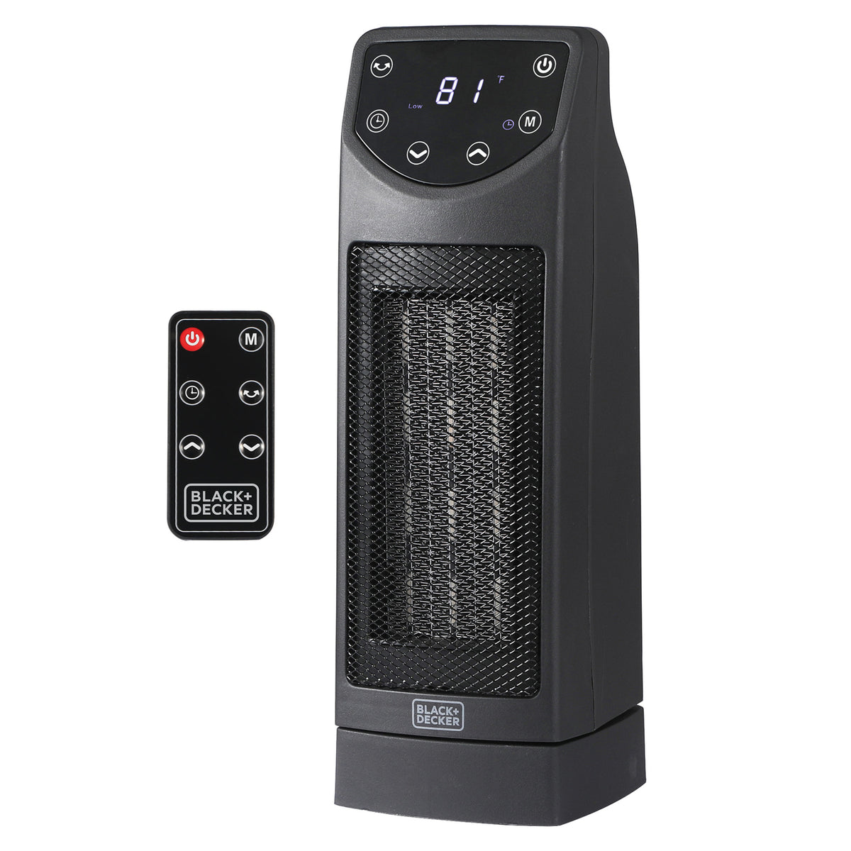 BLACK+DECKER BHTC650R 1,500-Watt Oscillating Ceramic Space Heater with Remote