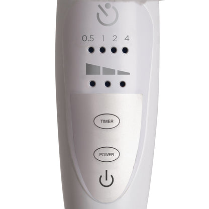 BLACK+DECKER BFSR16W 16-Inch Stand Fan with Remote, White