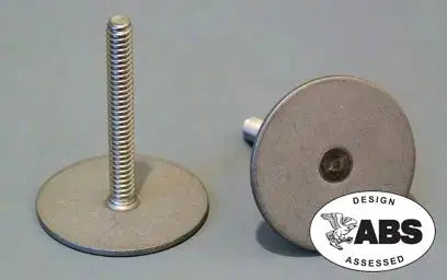 Weld Mount 1.50in Tall #10 ST125-1024-24SS SS Stud 1.25in Base 10 Pack