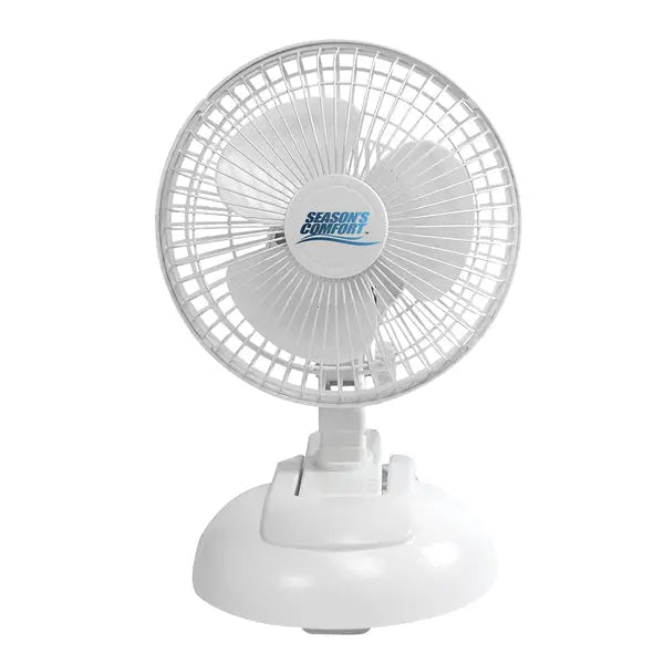 Seasons Comfort FTC6 6-Inch Portable Tabletop and Clip-On Fan