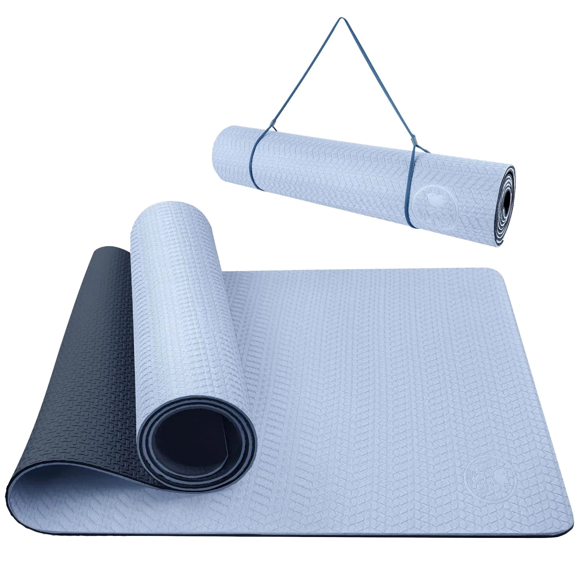 IUGA Yoga Mat Non Slip Anti-tear Yoga Mats Eco Friendly Hot Yoga Mat Thick Workout & Exercise Mat for Yoga Pilates and Fitness (72"x 24"x 6mm) Atticus Goods