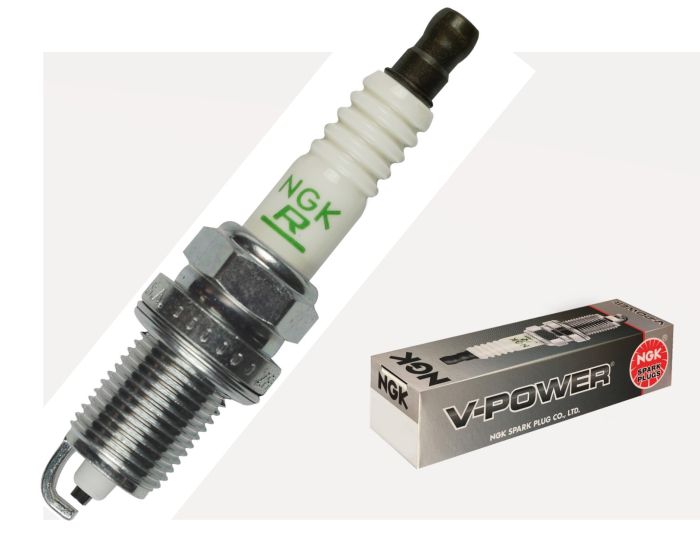 NGK ZFR7F-11 V-Power Spark Plug with 1.1mm Gap - Part Number 6855
