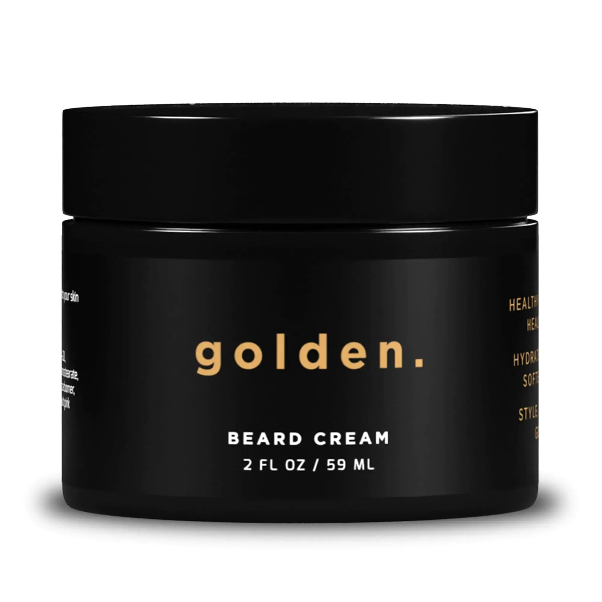 Golden Grooming Beard Oil & Balm Bundle for Men – Natural Growth Kit with Shea Butter – Tame Moisturize & Style Your Beard - Beard Cream 2 Oz Atticus Goods