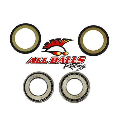 All Balls Racing Steering Stem Bearing Kit for Enhanced Motorcycle Handling - Part Number 22-1005