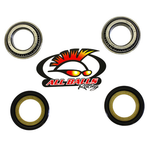 All Balls Racing Steering Stem Bearing Kit for Enhanced Motorcycle Handling - Part Number 22-1008