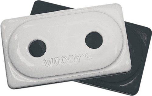 Woodys ADD2-3815-B Double Digger Aluminum Support Plate, 5/16 Inch, White - Pack of 48