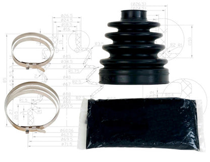All Balls Racing CV Boot Kit 19-5009 for Motorcycle and ATV Axles