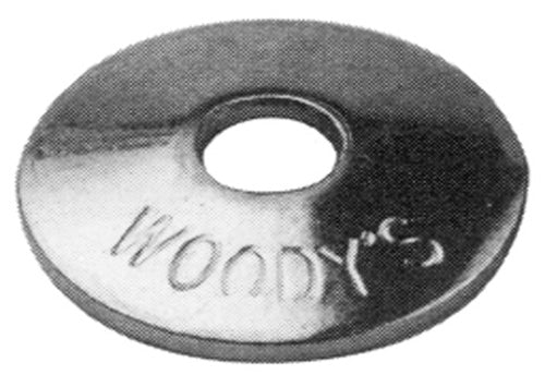 WOODYS AWA-3700-B Aluminum Round Plates, 7mm Thickness, Pack of 96