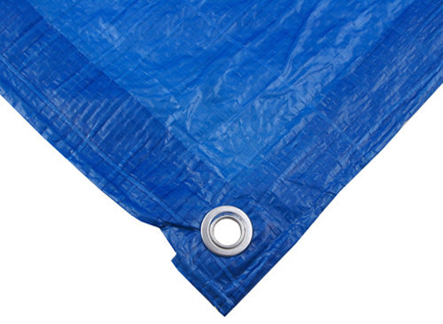 KOTAP TARPS Blue Poly Tarp 5 ft x 7 ft - Heavy-Duty Waterproof Cover