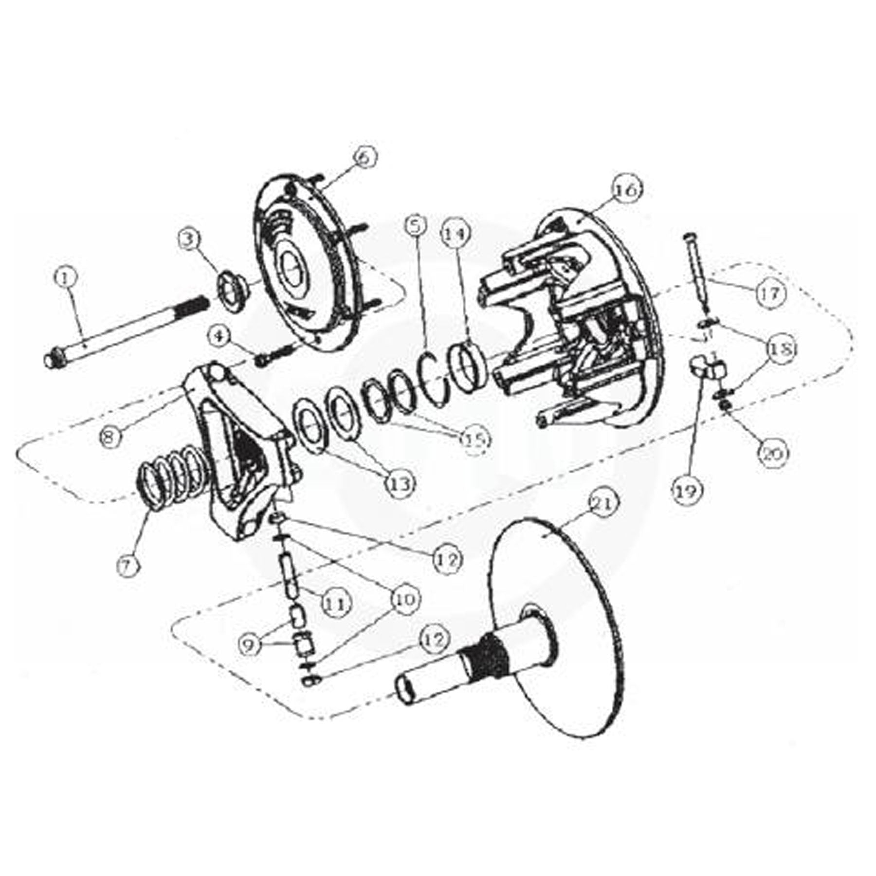 COMET Fixed Face for Ski-Doo 219507 – Part Number 219342C