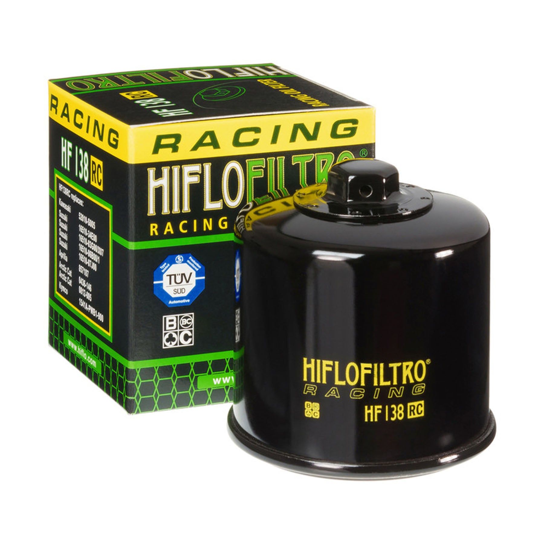 HI-FLO HIFLO RACING Oil Filter HF138 for Motorcycle and Small Engine Applications