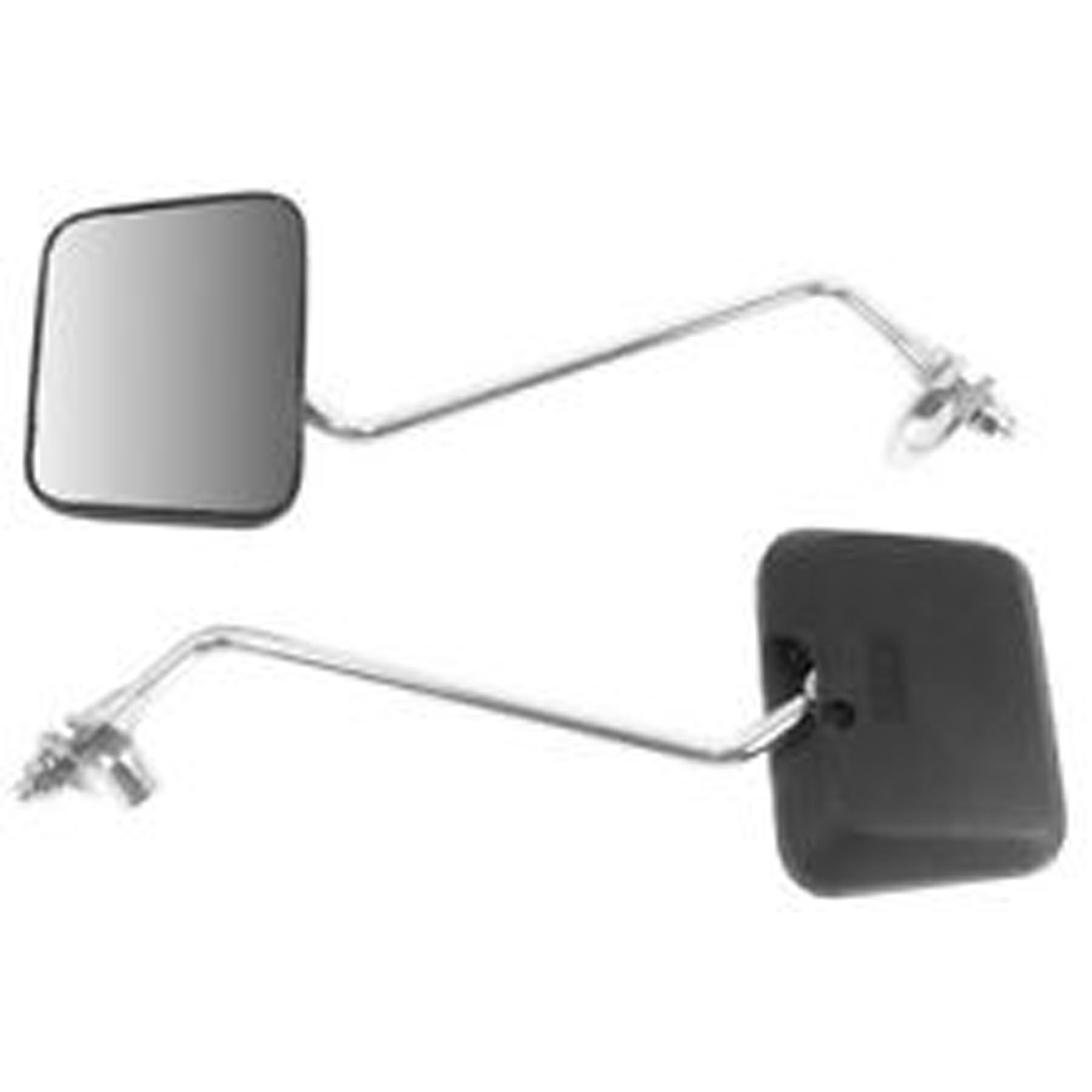 EMGO Mirror Set Left and Right Black Swivel for Motorcycles - Part No. 20-69762