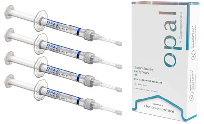 Opal by Opalescence 20% Home Teeth Whitening Gel - Refill Syringes - (1 Packs / 4 Syringes) - Carbamide Peroxide Deluxe Tooth Whitening Kit - Made by Ultradent Products - 5772-1 Atticus Goods