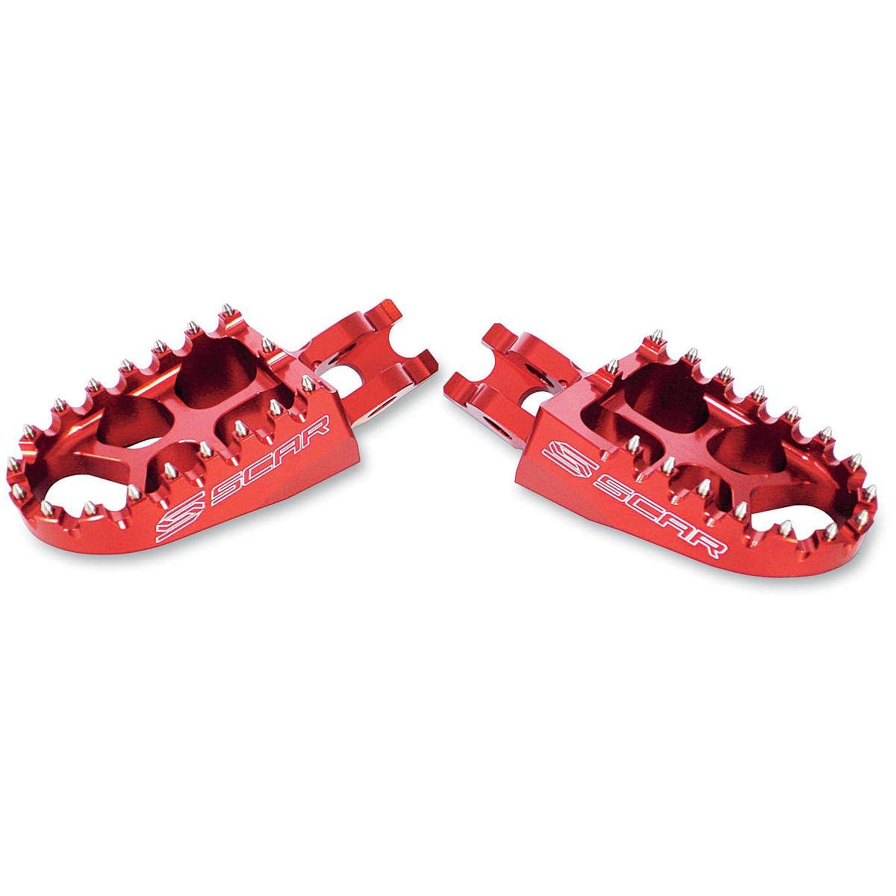Twin Air Evolution Footpegs for RMZ250 2007-2009 and RMZ450 2005-2007 in Red – Part #4512R