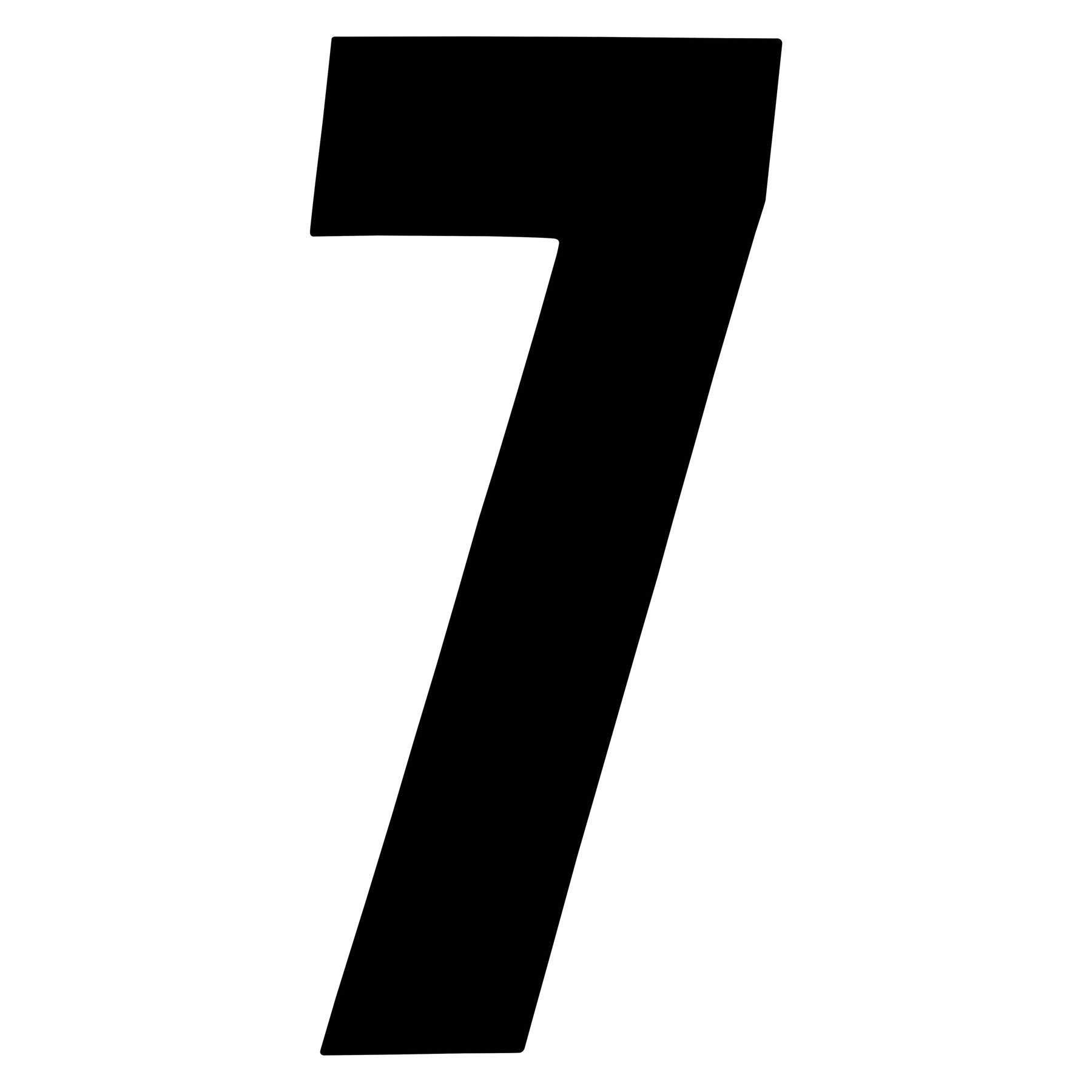 Factory Effex FX 2015 Numbers Standard 6-inch Black Set - Custom Motorcycle Decals