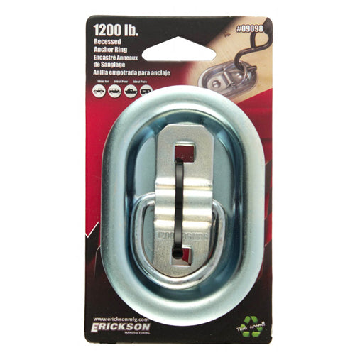 ERICKSON Recessed Oval Anchor (Part Number 09098) for Secure Mounting