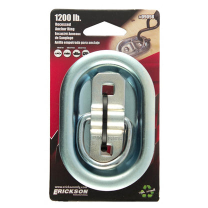 ERICKSON Recessed Oval Anchor (Part Number 09098) for Secure Mounting