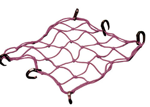 EMGO Cargo Net 15x15 Red – Durable Motorcycle and ATV Storage Solution