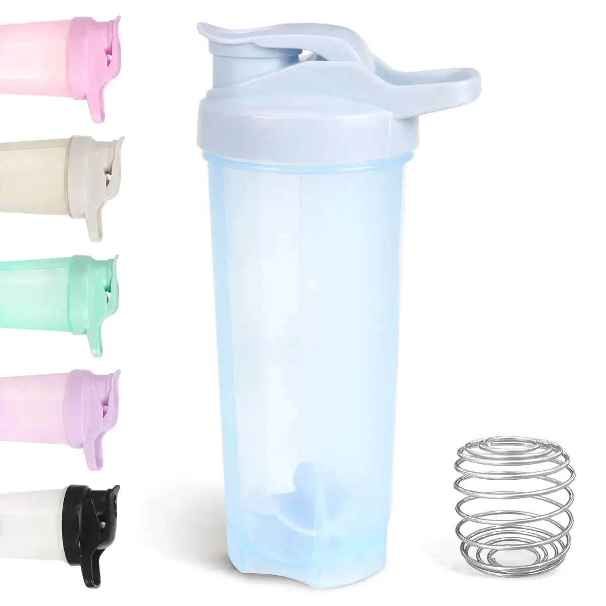 D.Y.A 24oz Shaker Bottle，Leak Proof Sports Shaker Cups for Protein Shakes，Shaker Bottle for Pre Workout and Travel To Go，BPA Free & Easy Clean Protein Shaker BottleBlue Atticus Goods