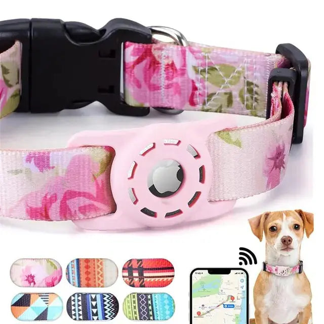 Digital Printing Collar for Apple Airtag - Pets Accessories Atticus Goods