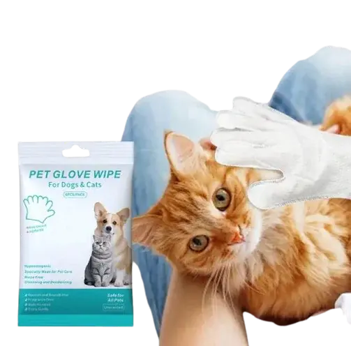 Pet Cleaning Gloves & Wipes Atticus Goods