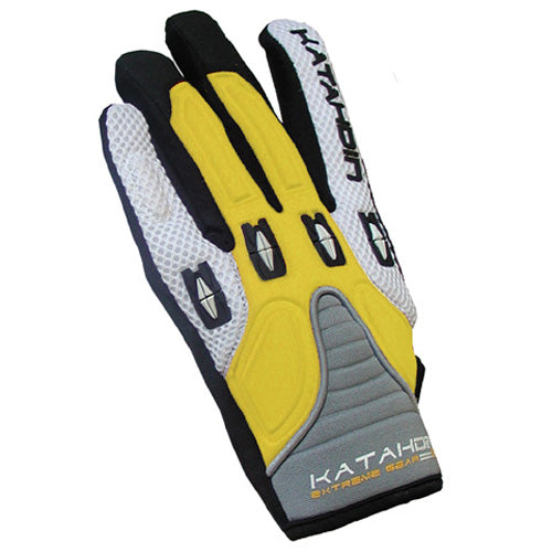 Katahdin Gear Off-Road Gloves, Yellow, Small – Part KG049041