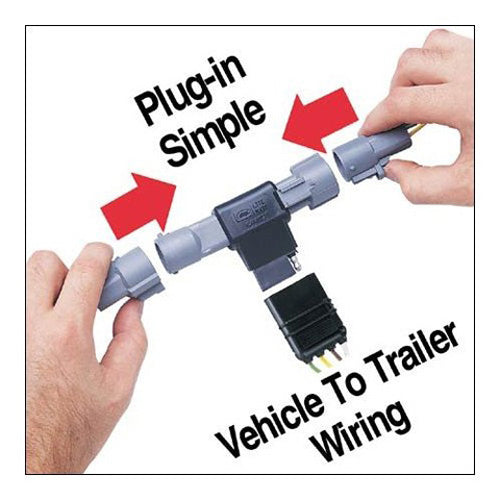Hopkins Lite Mate T-Connector (2 Pack) - Reliable Trailer Wiring Connection