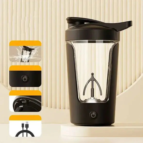 Electric Protein Shaker Bottle Atticus Goods