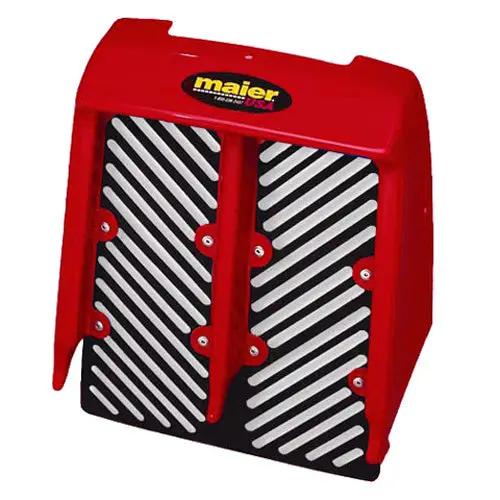 Maier Plastics Radiator Cover Banshee Red - Part Number 189592 by MAIER PLASTICS