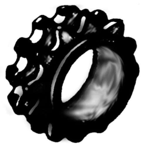 MAX-TORQUE 13-Tooth 3/4" Sprocket & Bushing for 35 Chain, Part Number SS1334SP
