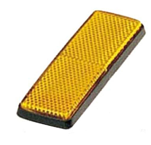 OPTRONICS RE-15AK Amber Rectangular Reflection for Industrial and Marine Applications