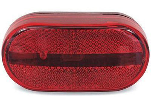 OPTRONICS MC31-RS Oblong Clearance Light Red