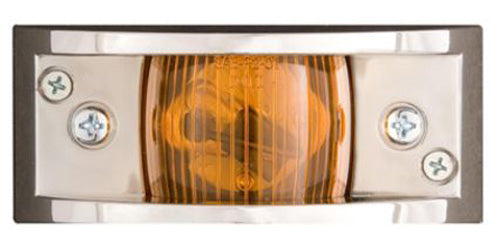 OPTRONICS MC81-AS Chrome Plated Clearance Light Amber