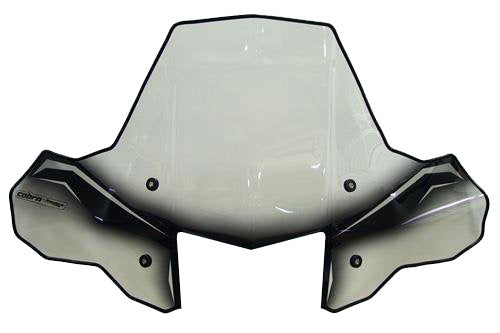 PowerMadd ProTek Windshield with Headlight Cut-Out for Standard Mount