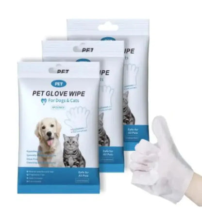Pet Cleaning Gloves & Wipes Atticus Goods