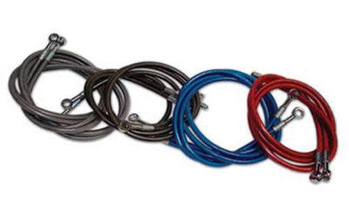 Streamline Yamaha 31-Inch Carbon Fiber Brake Line - High-Performance Motorcycle Upgrade
